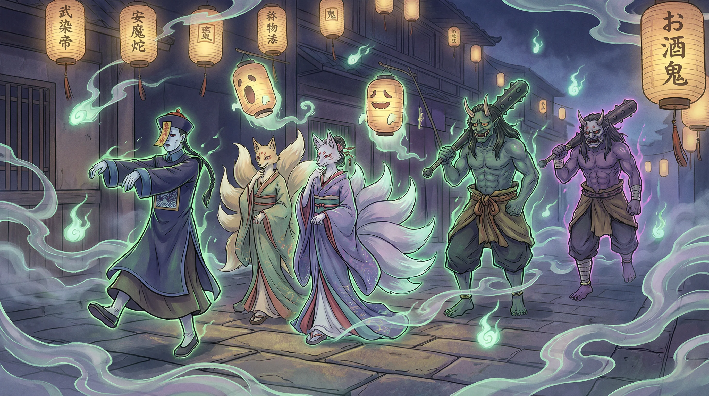 百鬼夜行 - asia_fox 中日鬼怪动漫